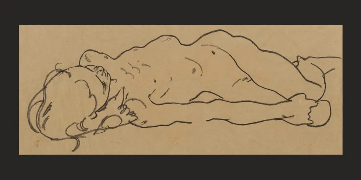 An Egon Schiele Drawing Discovered at a Thrift Store