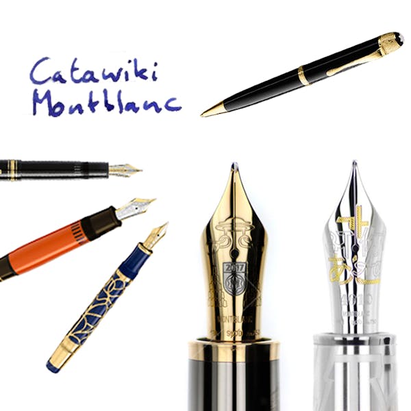 Des stylos de luxe Montblanc en vente chez Catawiki