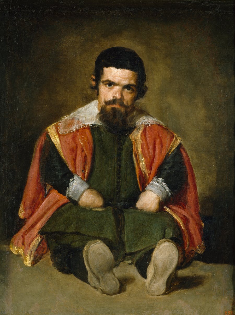 Diego Velázquez, The Jester Sebastián de Morra, 1636, Museo del Prado, Madrid. Image public domain
