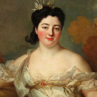 Nicolas de Largillierre (1656-1746), Retrato de Françoise Marguerite Claire Boudeville, marquesa de La Frezelière,óleo sobre lienzo, circa 1680, imagen © Lempertz