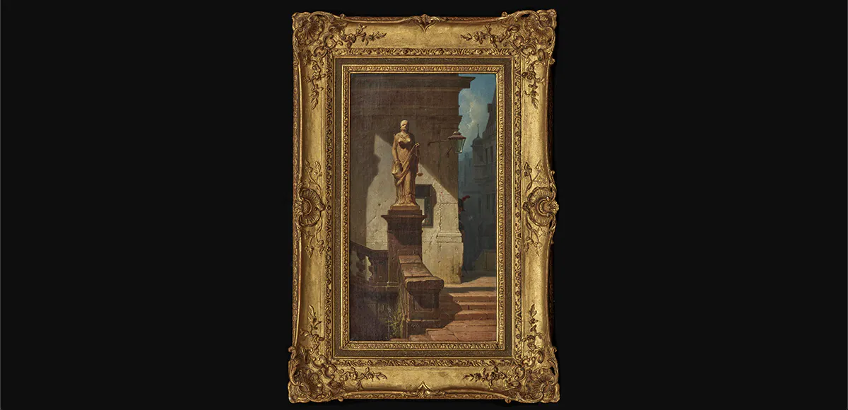 Preis auf Anfrage: Carl Spitzwegs "Das Auge des Gesetzes (Justitia)" von 1857 | Foto: © Neumeister