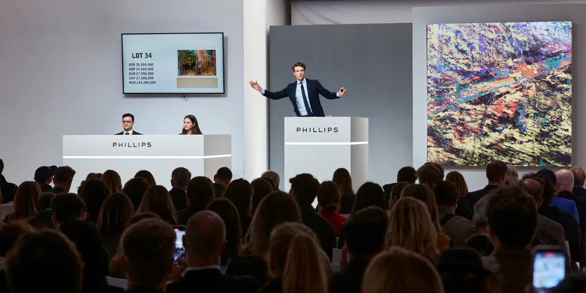 Phillips' New York Evening Sale Realizes $155 Million on 14 November 2023. Image © Phillips