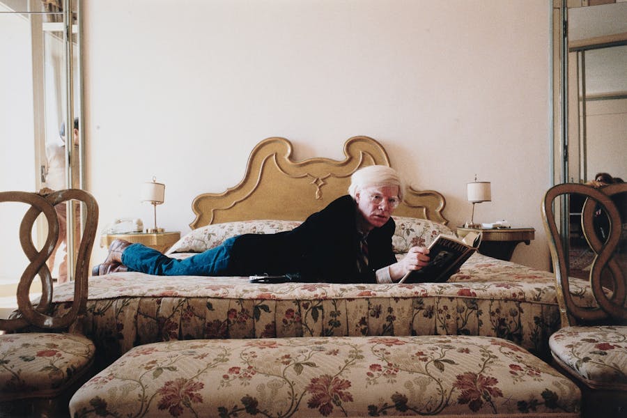 Nino Lo Duca, Andy Warhol, firma sul retro. Foto: Sotheby's