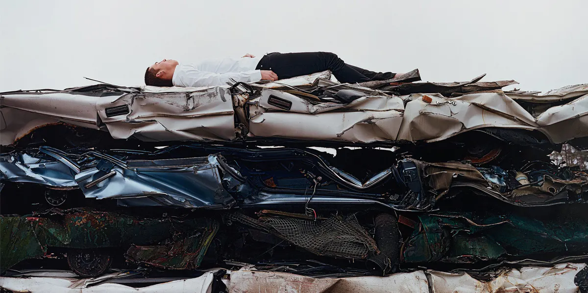 Maria Friberg (Svezia, n. 1966), 'Still lives # 5', 2005, firmato Maria Friberg e numerato 6/6 dietro. Sviluppato nel 2013. Cibachrome, laminato, legno 180 x 230 cm. Foto © Bukowskis (dettaglio)