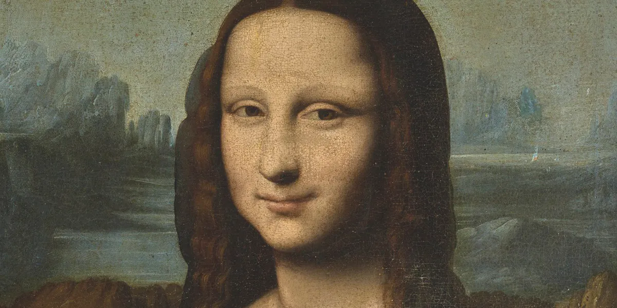 Scuola italiana dell'inizio del XVII secolo (seguace di Leonardo da Vinci), La Gioconda, olio su tela, 79,5 x 47 cm, collezione privata (dettaglio). Foto © Christie's