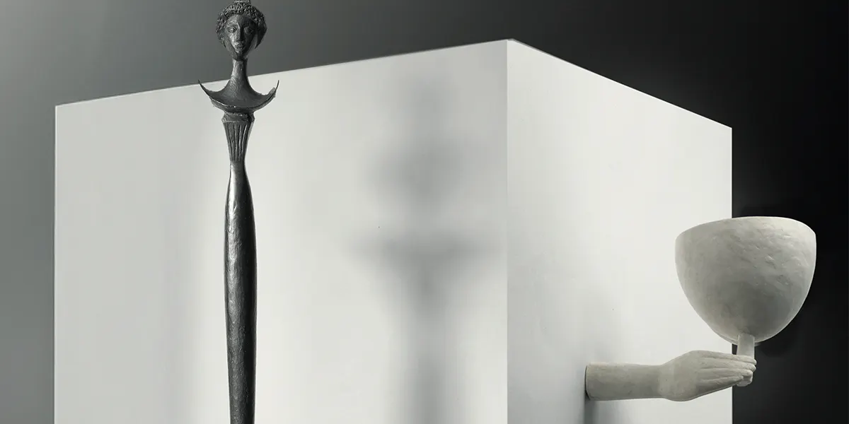 Zwei Arbeiten von Alberto Giacometti aus der Sommerauktion von Dogny Auction. Foto © Dogny Auction (Detail)