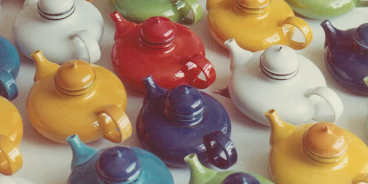 Inger Persson's iconic Pop from 1968 is a beloved classic and one of Rörstrand's most beloved designs. Photo: Rörstrand