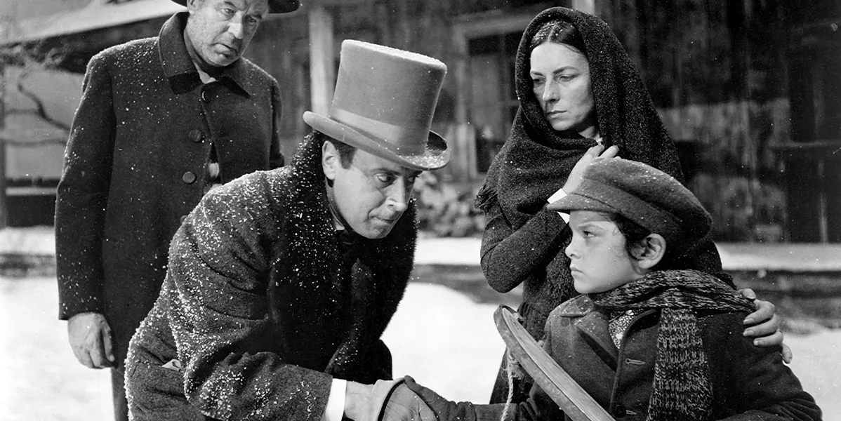 The sled scene in the film Citizen Kane (1941). Photo © Heritage Auctions, HA.com (detail)