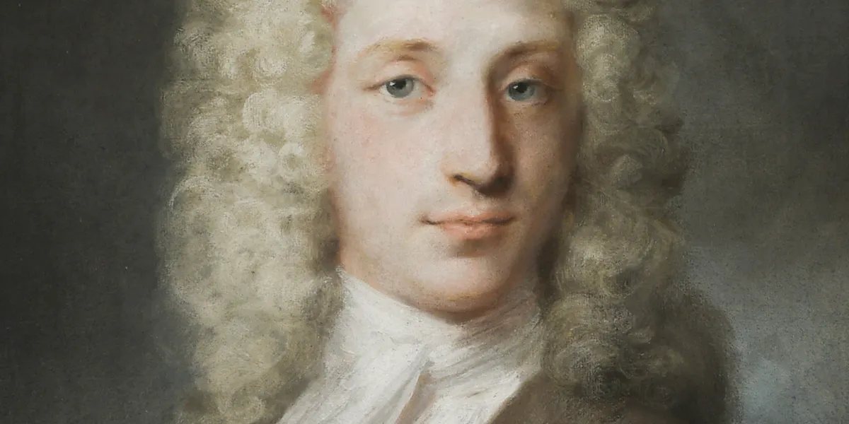 Rosalba Carriera (1673–1757), Portrait of Coulson Fellowes, 1724, pastel, 54.5 x 41 cm. Photo © Cheffins (detail)