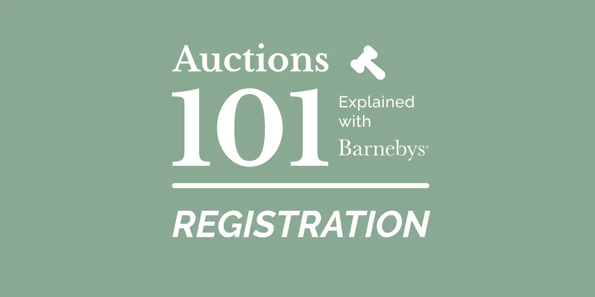 Auktions-1x1: Wie man sich registriert und was Auktionshäuser überprüfen. Foto © Barnebys Group