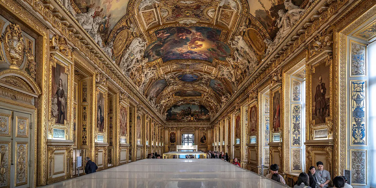 La Galleria Apollo al Louvre. Foto CC0 (dettaglio)