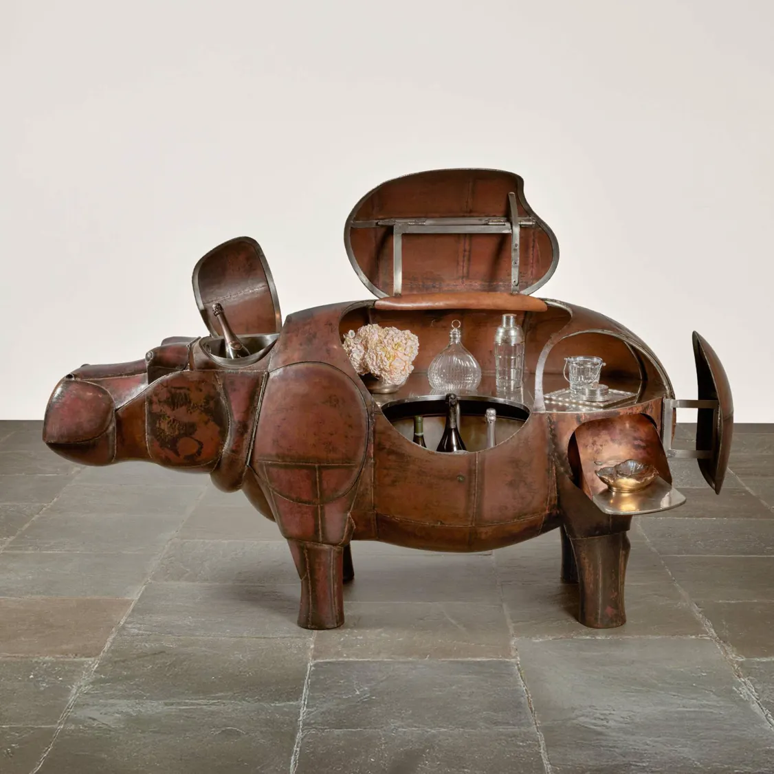 Iconic Lalanne Hippopotamus Bar Breaks Designer Object Record at