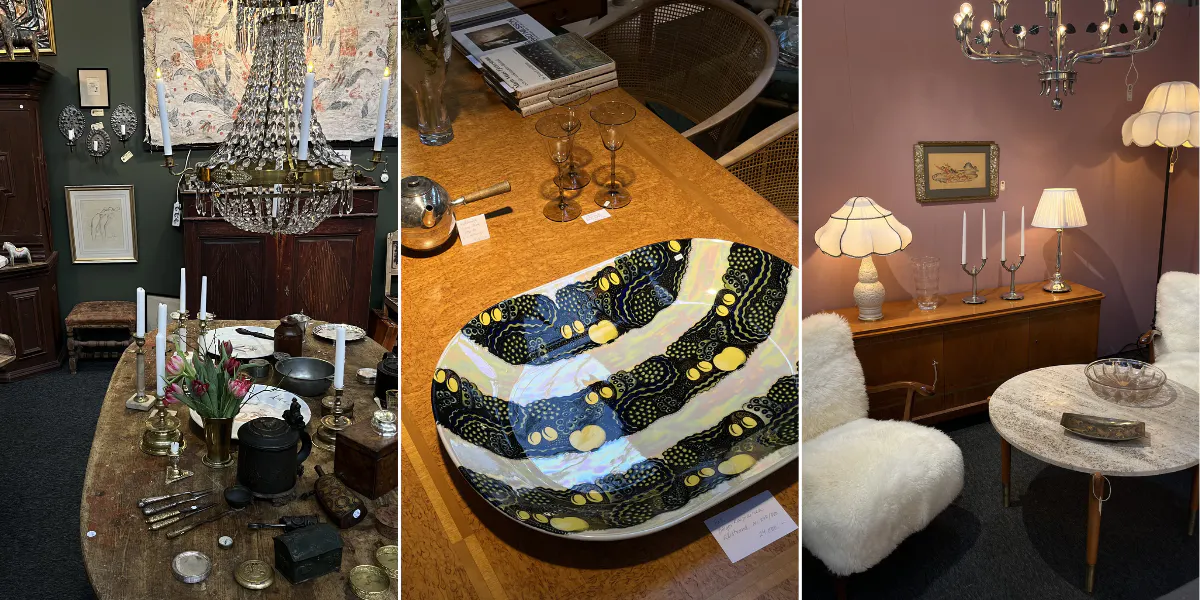 Den 11-14 februari 2026 arrangeras Stockholm Art & Antiques Fair på Nacka Strandsmässan i Stockholm, en ny mässa för konst, design, antikviteter och vintage. Foto: Stockholm Art & Antiques Fair. Foto privat
