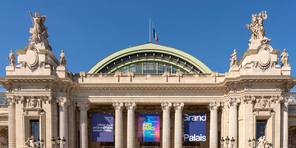Art Paris 2025, Façade, © Art Paris, photo Marc Domage (détail)