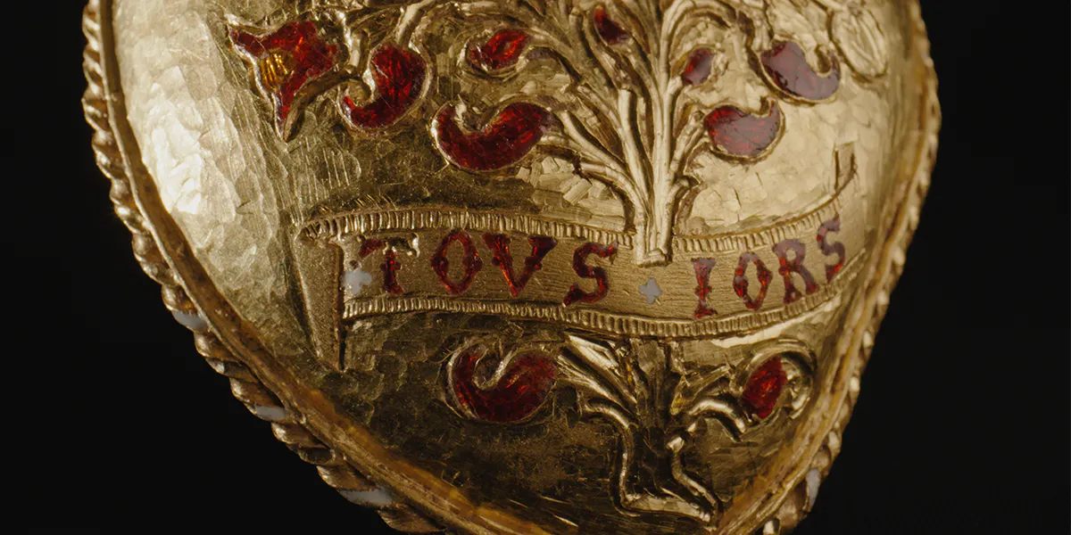 The "Tudor Heart". Photo © The Trustees of the British Museum (detail)