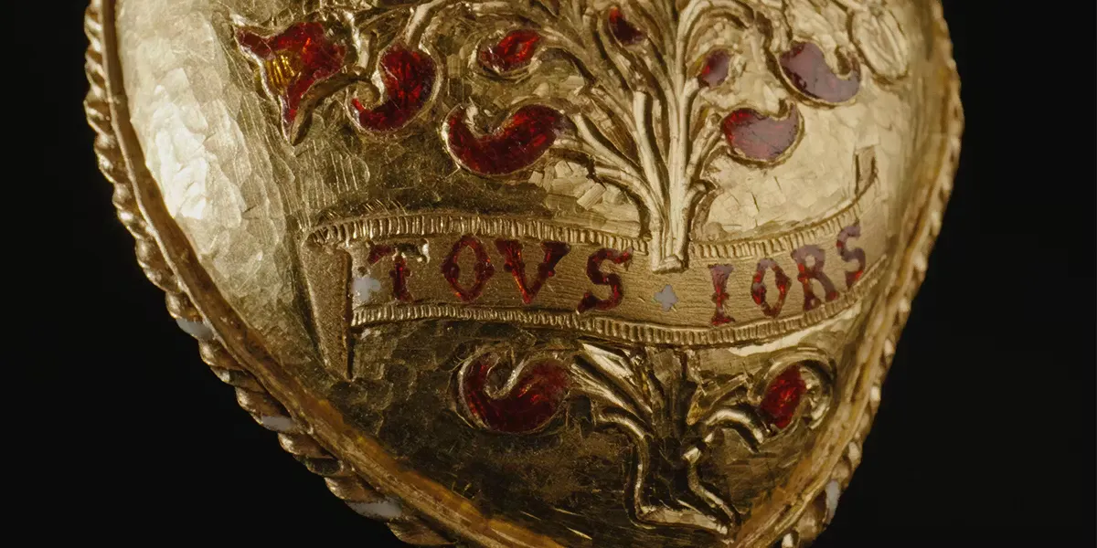 Le « Tudor Heart » (cœur Tudor). Photo © The Trustees of the British Museum (détail)
