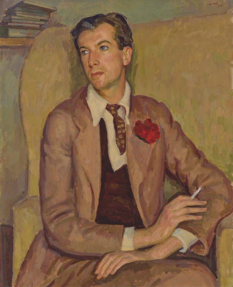 Henry Lamb, R.A., Portrait of Cecil Beaton (1935), oil on canvas. Photo © Christie's