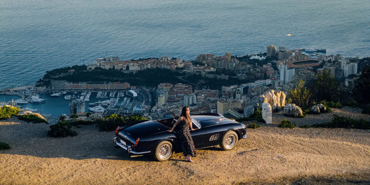 This 1961 Ferrari 250 GT SWB California Spider by Scaglietti will be up for auction during RM Sotheby's Monaco sale on April 24–25, 2026. Courtesy of Car and Vintage, via RM Sotheby's. 