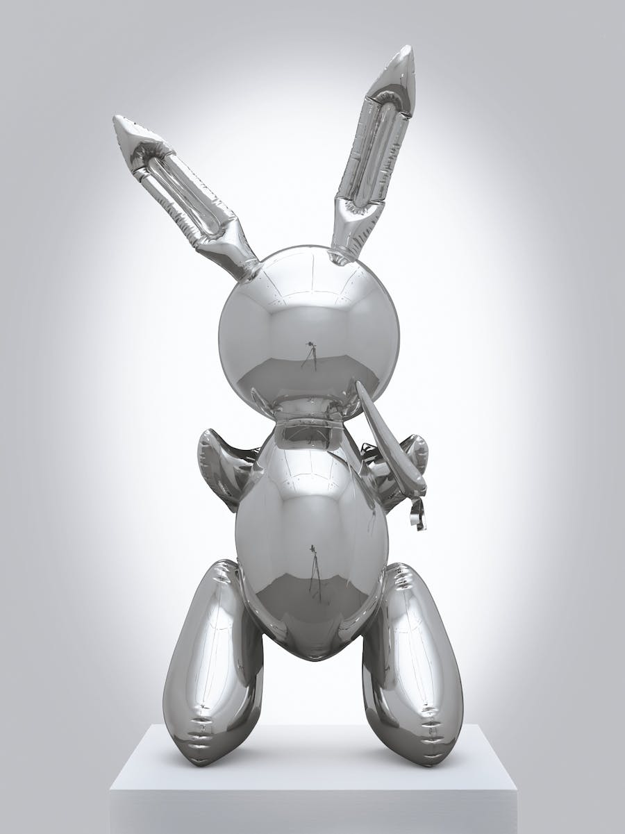 Jeff Koons, ‘Rabbit’, 1986, stainless steel. Photo: Christie’s