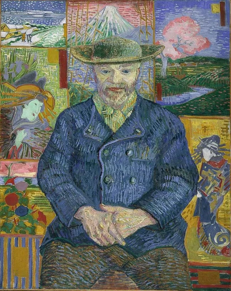 Vincent van Gogh (1853-1890), ‘Portrait of Père Tanguy’, 1887, Musée Rodin, Paris. Photo public domain