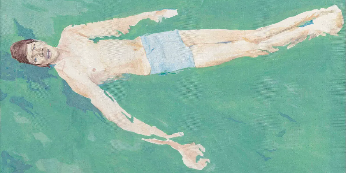 Patrick Procktor, R.A., R.W.S. (British, 1936-2003), Gervase VII, acrylic on canvas. Photo © Christie's