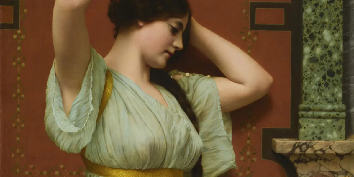 John William Godward, Julia, 1914. Foto © Sotheby’s (Detail)