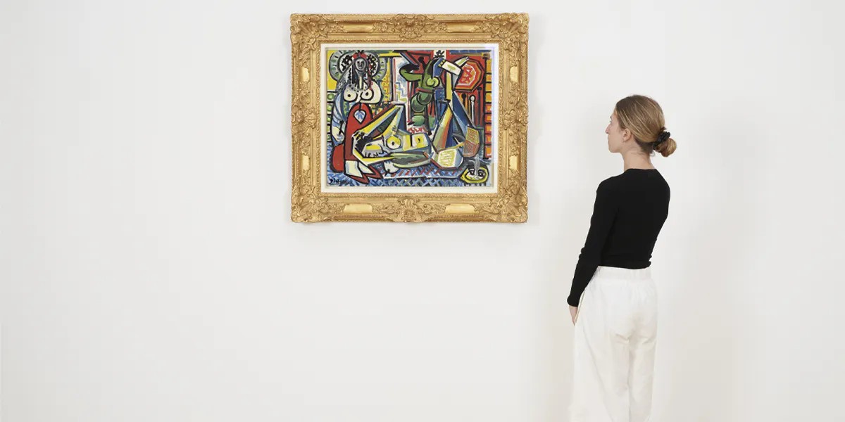 Pablo Picasso, Les femmes d'Alger (version 'F'). 1955, oil on canvas. Image: Christie's