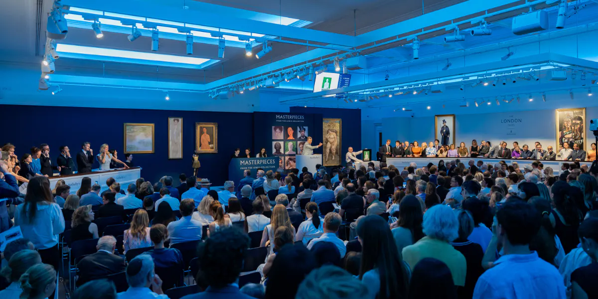 Am 24. Juni präsentierte Sotheby's London "Masterpieces from the Lewis Collection" und die "Modern Art Evening Auction" in London. Foto © Rayan Bamhayan (Detail)