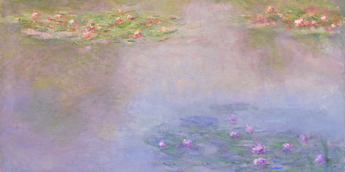 Claude Monet (1840-1926), Nymphéas, 1907, signiert und datiert, Öl/Lwd., 93,7 x 89,5 cm. Foto © Sotheby's (Detail)