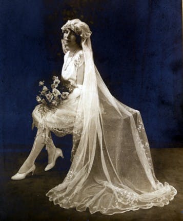 early 1900s wedding fashion