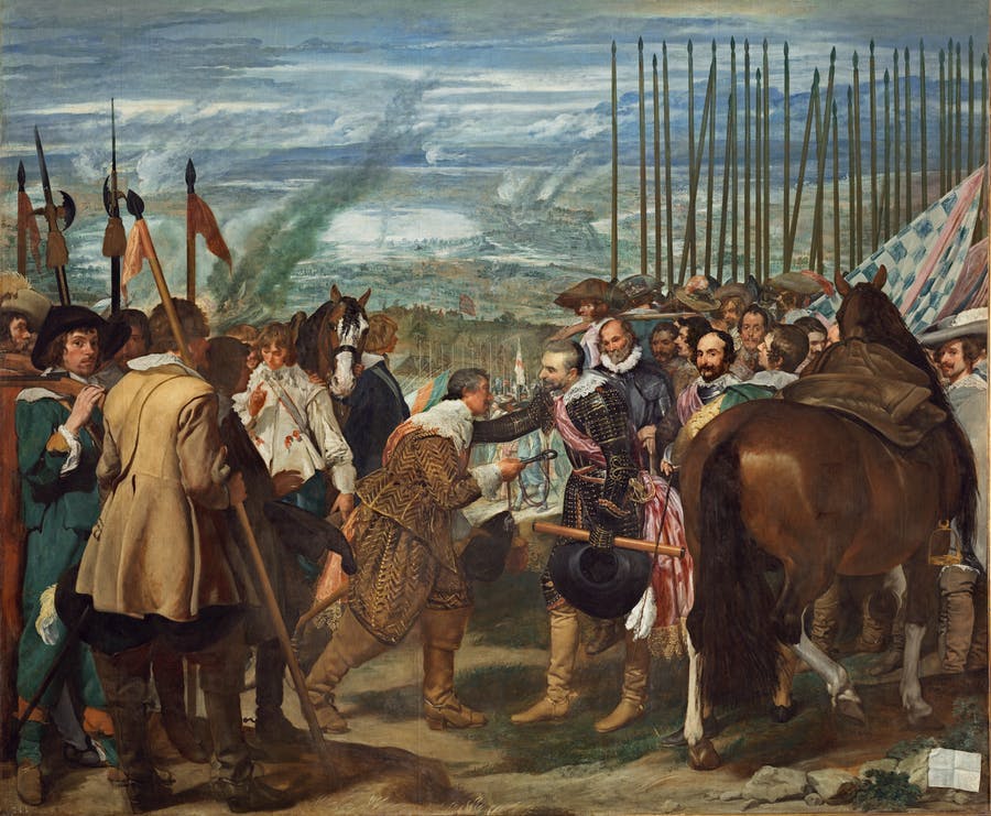 Diego Velázquez, The Surrender of Breda, 1634/35, Museo del Prado, Madrid. Image public domain