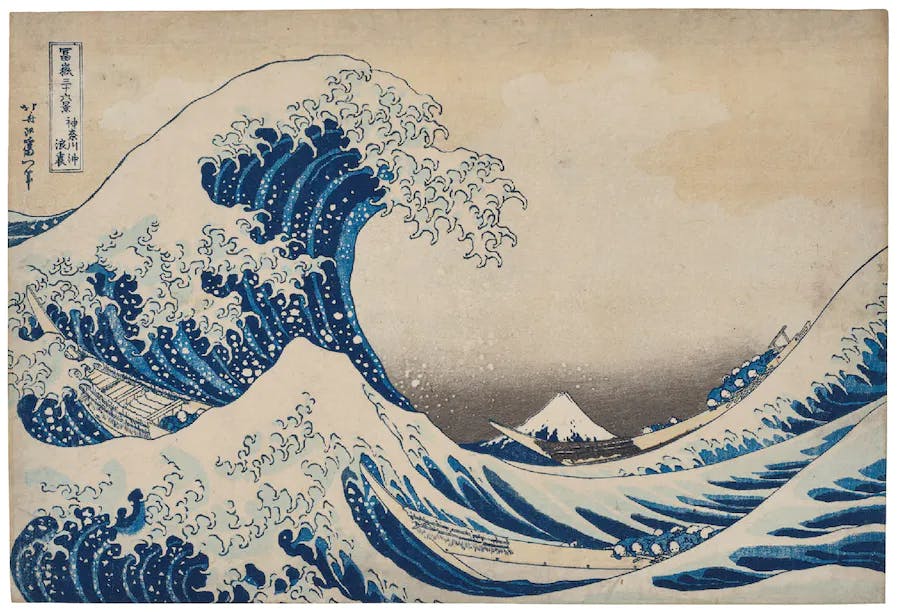 Hokusai great wave fun art! 北斎大波楽アート！ Hokusai great wave fun art! 北斎大波楽アート！（ISARIBI株式