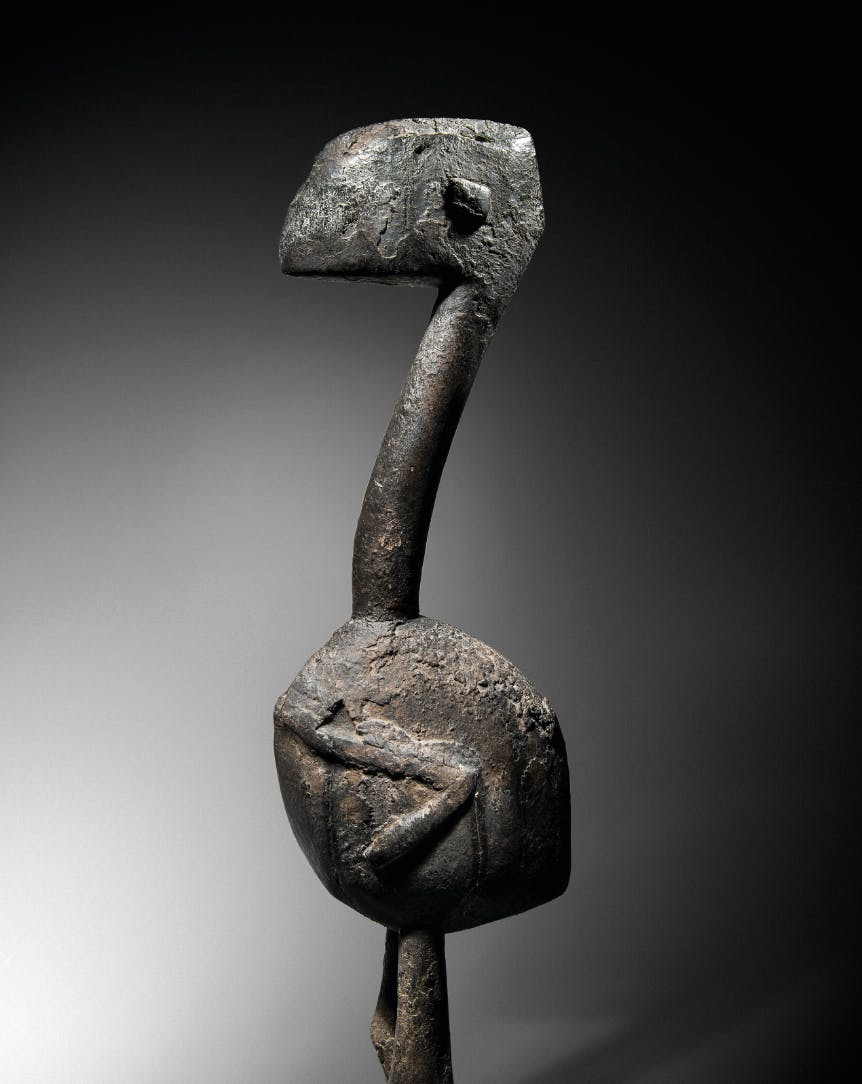 Dogon ostrich statue, Mali, wood. Photo © Christie’s

