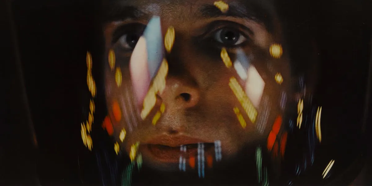  Keir Dullea nel capolavoro di fantascienza "2001: Odissea nello spazio" di Stanley Kubrick, 1968, immagine © Movie Poster Image Art / Getty Images (dettaglio)