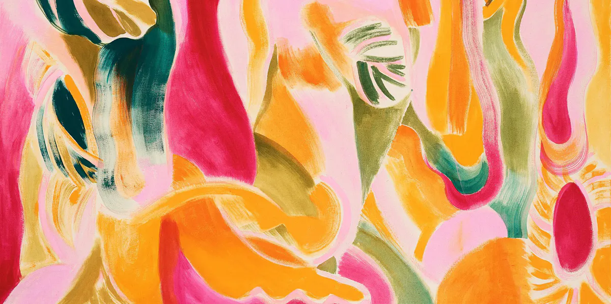 Malin Gabriella Nordin, 'Gone Away', signerad MGN och daterad -18. Duk 140 x 95 cm (detalj). Foto: Bukowskis