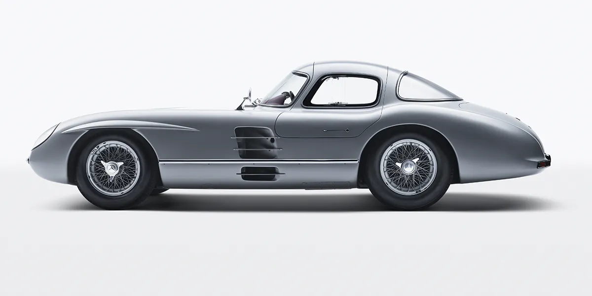 Mercedes-Benz 300 SLR "Uhlenhaut-Coupé", Baujahr 1955. Foto © Mercedes-Benz Group (Detail)