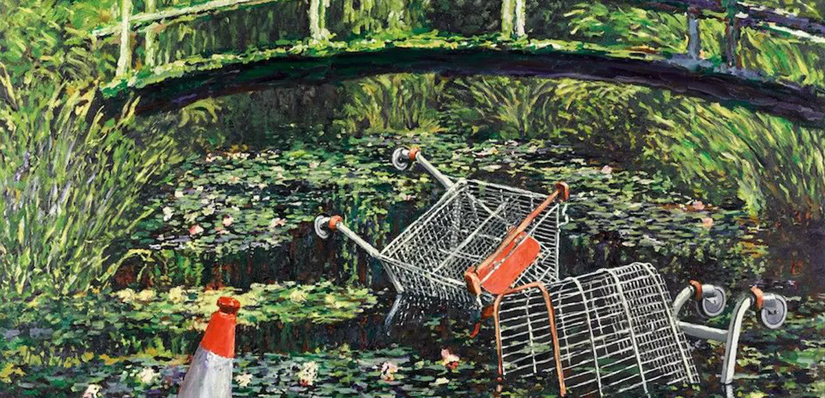 Banksy, Show me the Monet, 2005. Foto © Sotheby's