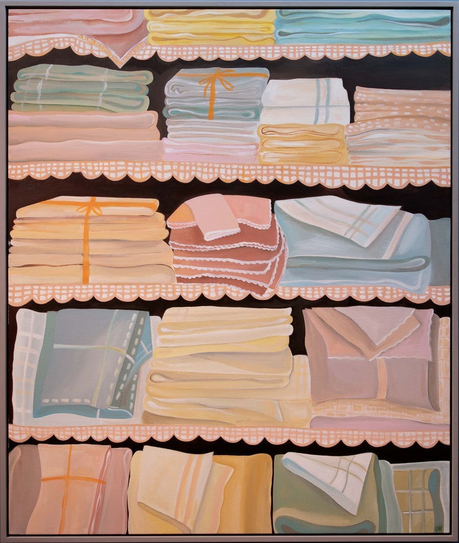 Liselotte Watkins, Carla, 2020, acrilico su tela, 120 x 100 cm. Foto: CFHILL 