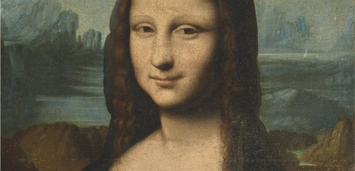 Italienische Schule des frühen 17. Jahrhunderts (Nachfolger Leonardo da Vincis), The Hekking Mona Lisa, Öl/Lwd., 79,5 x 47 cm, Privatbesitz. Foto © Christie's (Detail)