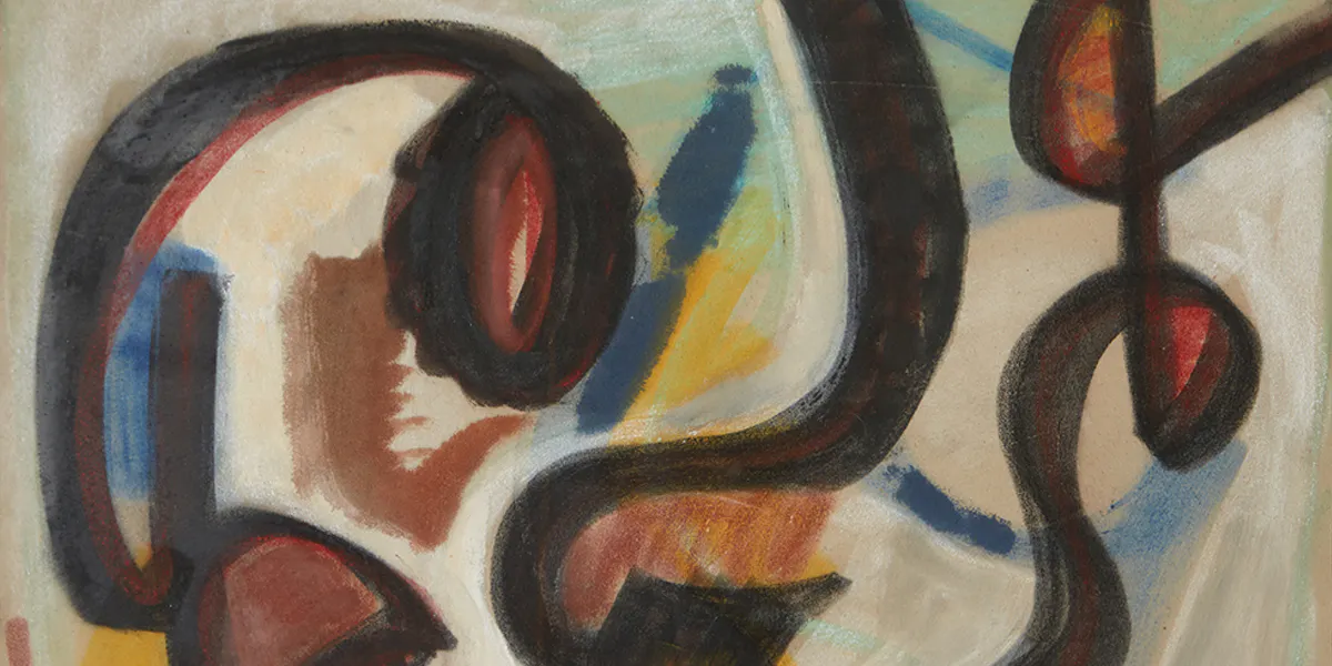 Jean-Michel Altan, Métamorphose (détail), gouache sur papier, image © MJV Soudant