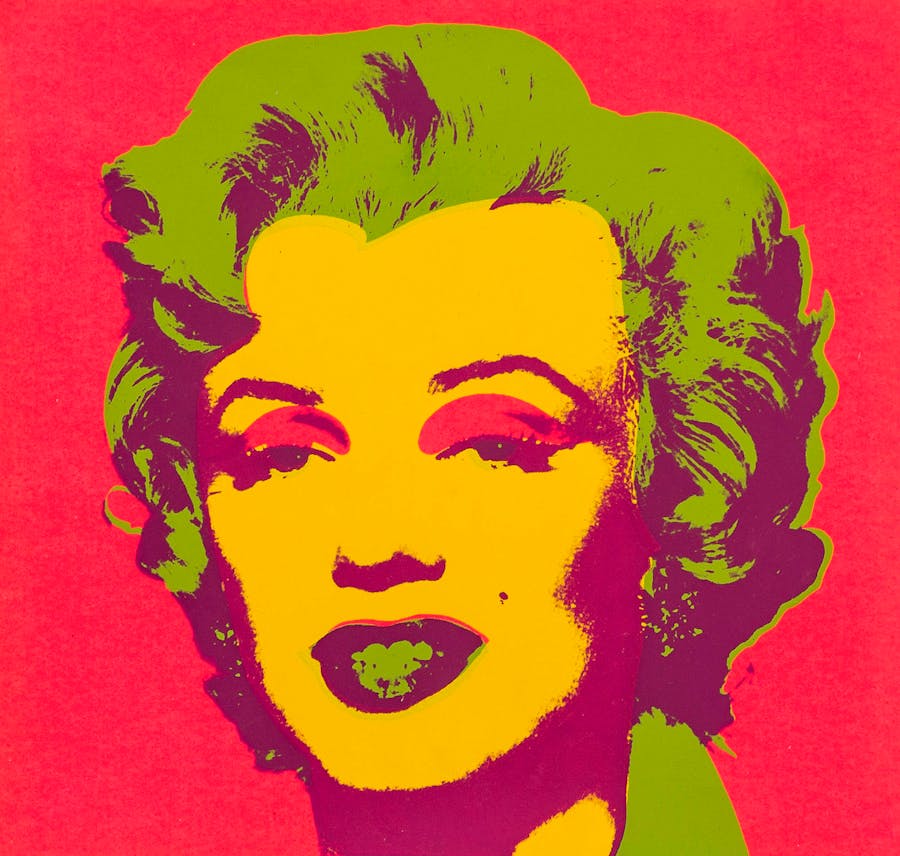 Andy Warhol (1928-1987), ‘Marilyn Monroe’, 1967, screenprint in colour on paper, 15.2 x 15.2 cm. Image © Forum Auctions