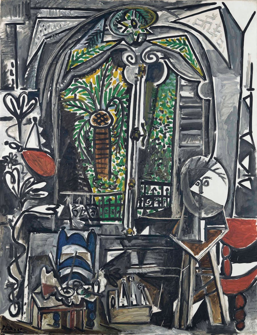 Pablo Picasso, ‘L'Atelier’, 1955, 115.8 x 89.9 cm. Photo: Christie’s
