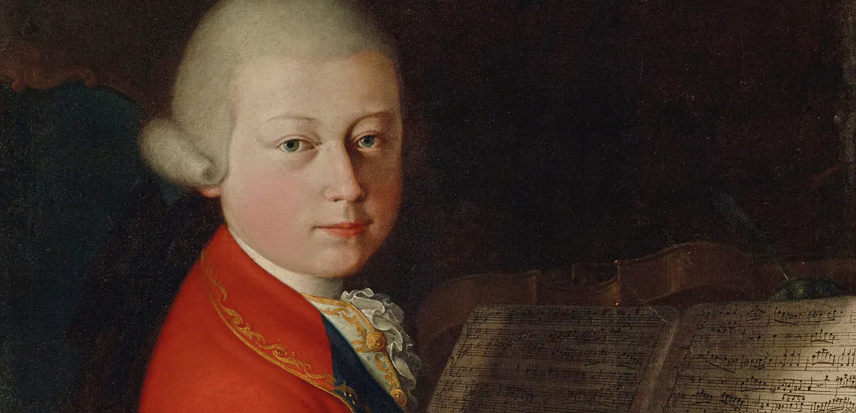 Scuola di Verona, attribuito a Giambettino Cignaroli (Salò, Verona 1706-1770), Ritratto di Wolfgang Amadeus Mozart all'età di 13 anni a Verona (particolare), 1770, foto © Christie's