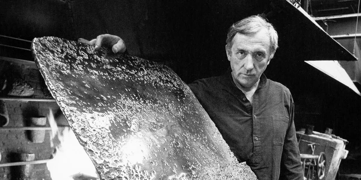 Pierre Soulages (born in 1919) in Paris on November 4, 1977. Image © Jean-Regis Rouston / Roger Viollet via Getty Images