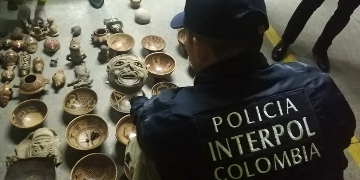 Colombian authorities have found 242 pre-Columbian objects. Photo © Interpol