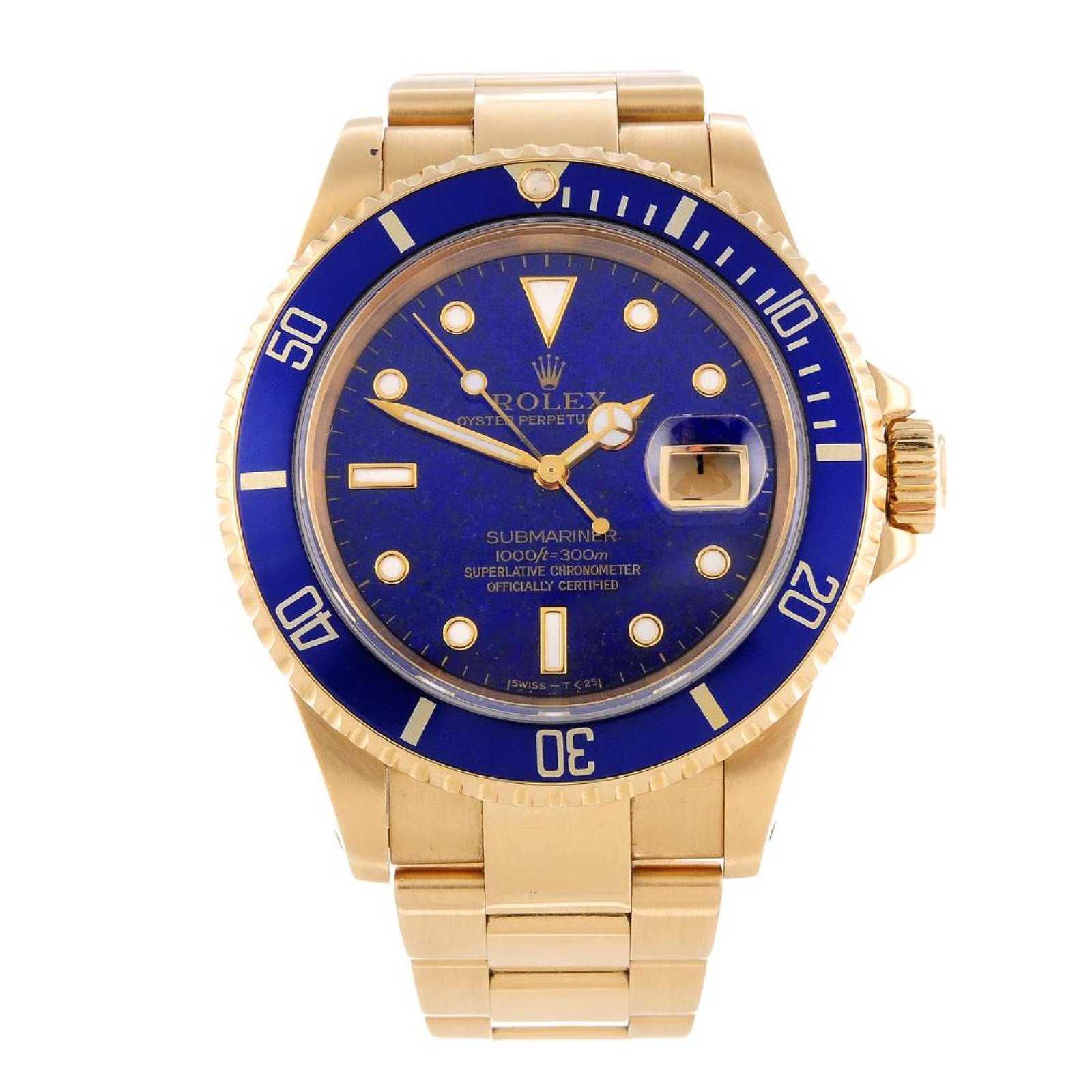 Full gold submariner best sale