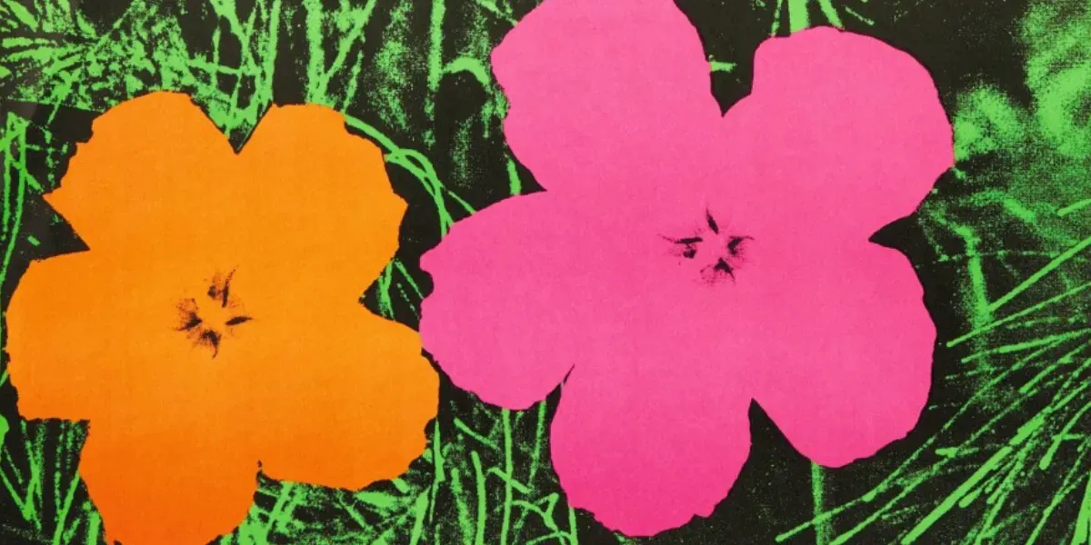Andy Warhol, Flowers (F. & S. II.6), lithographie offset imprimée en couleurs, 1964. Image © Sotheby's (détail)