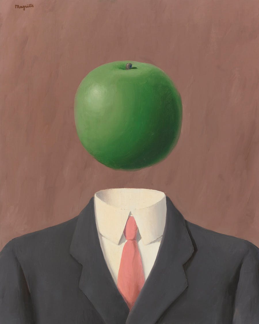 René Magritte, ‘L’Idée’, 1966, oil on canvas, 41 x 33cm. Photo: Sotheby’s