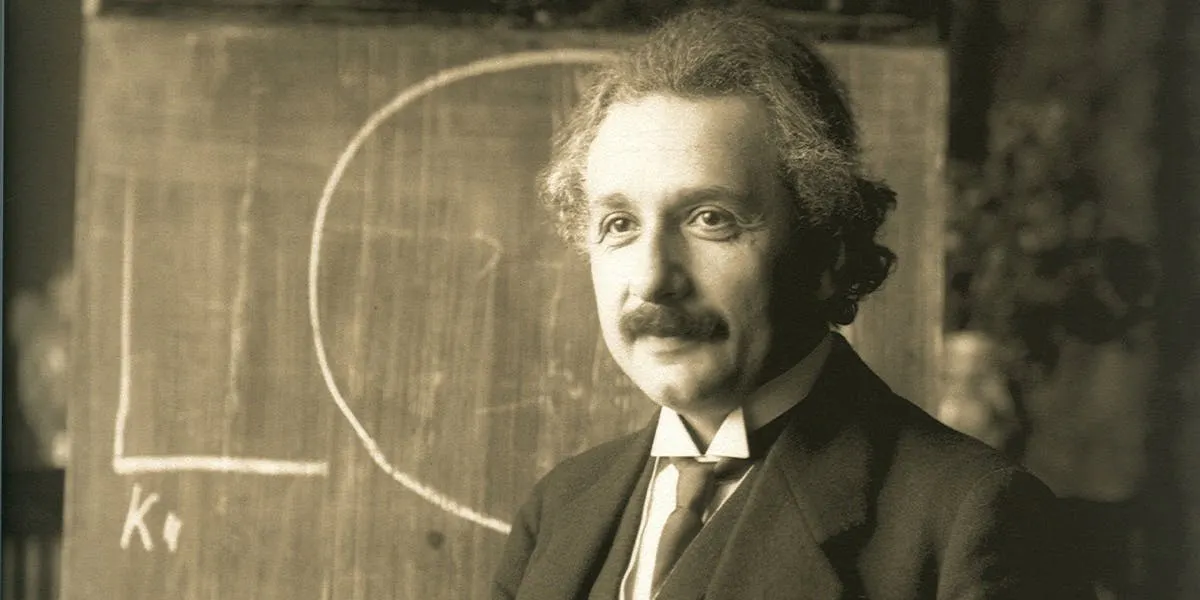 Albert Einstein at a conference in Vienna in 1921. Photo by Ferdinand Schmutzer (1870–1928). Public domain image (detail)