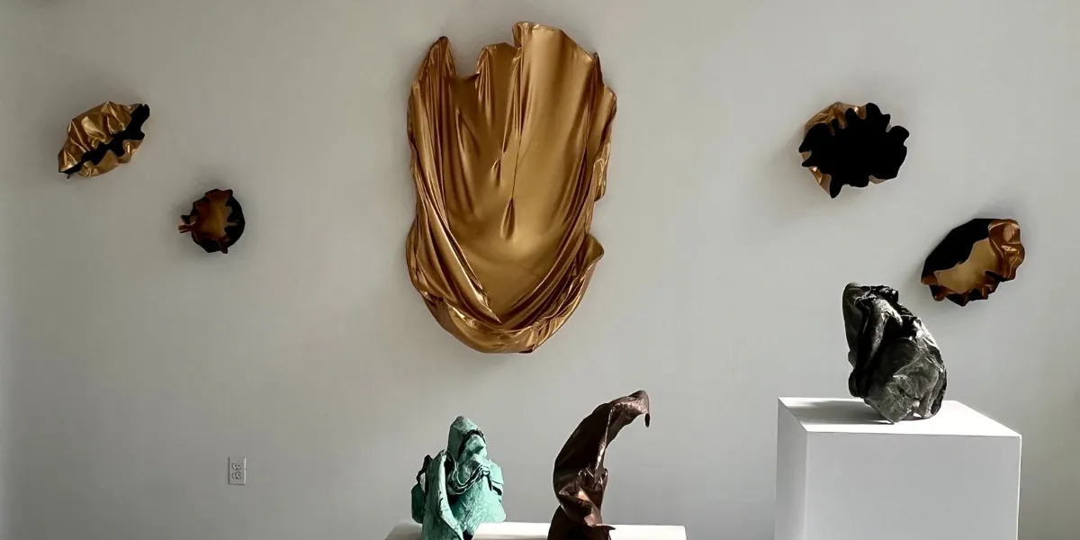 The exhibit photographed by KB. Courtesy of the artist and #704 (detail)